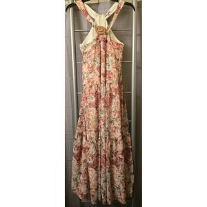 Gianni Bini‎ Halter Dress Medium Pink Floral Size 10